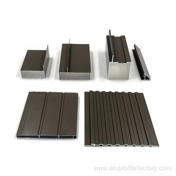 African market standard black series aluminum profiles